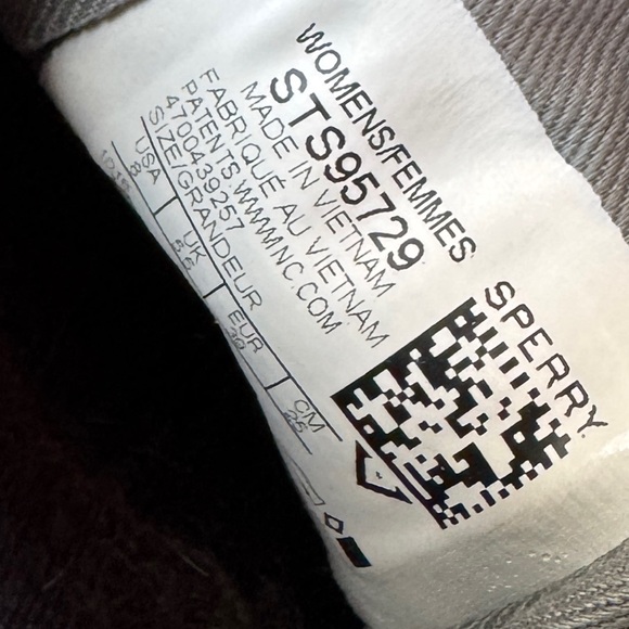 NIB NEW Sperry Memory Foam Pier View Core Grey Sneakers Slippers Shoes Size 8 - Picture 8 of 8